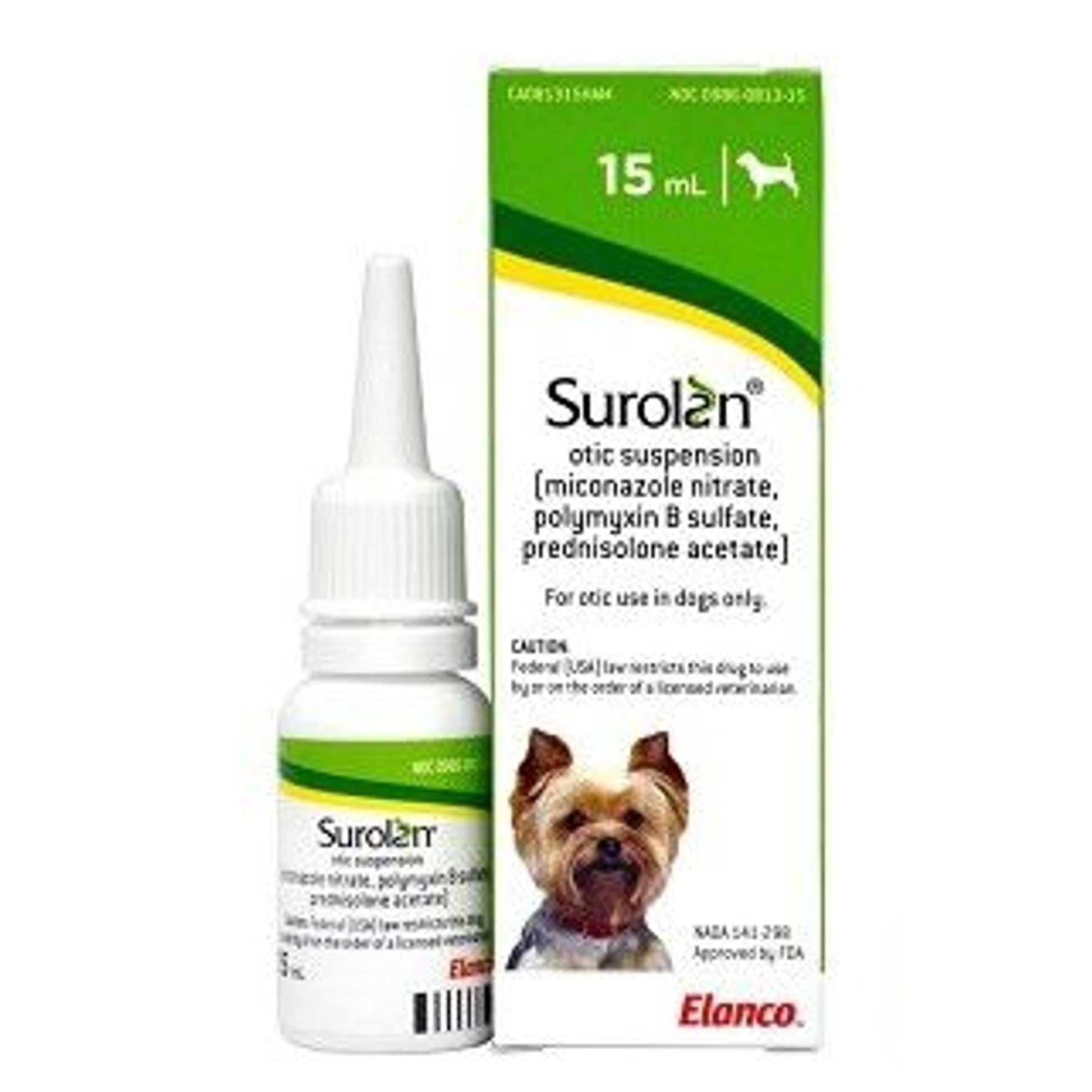 Surolan Otic Suspension Dogs