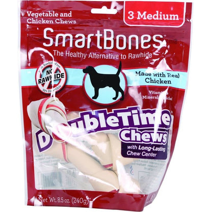 SmartBones DoubleTime Dog Chew Bones Chicken