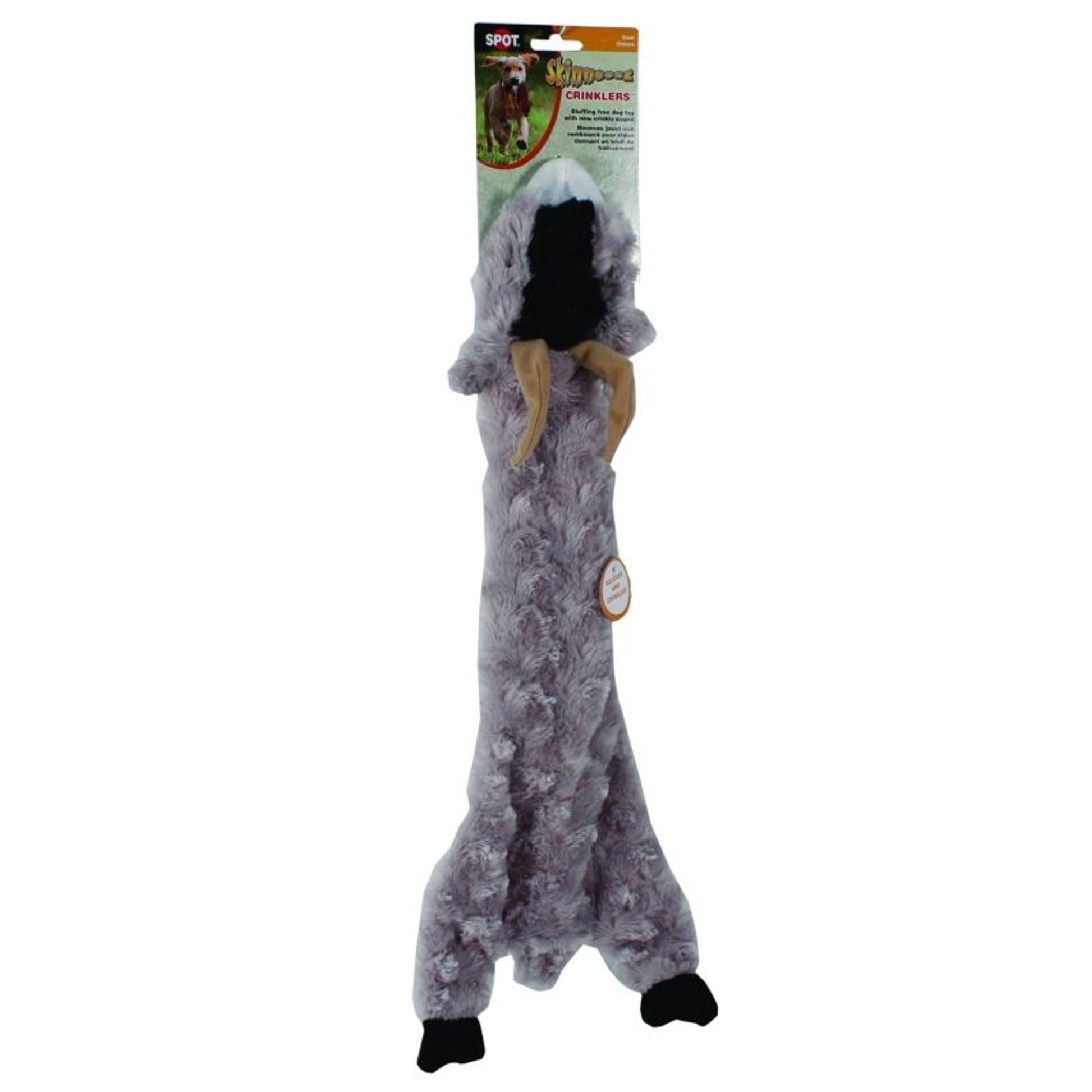 Skinneeez Stuffing Free Crinklers Dog Toy