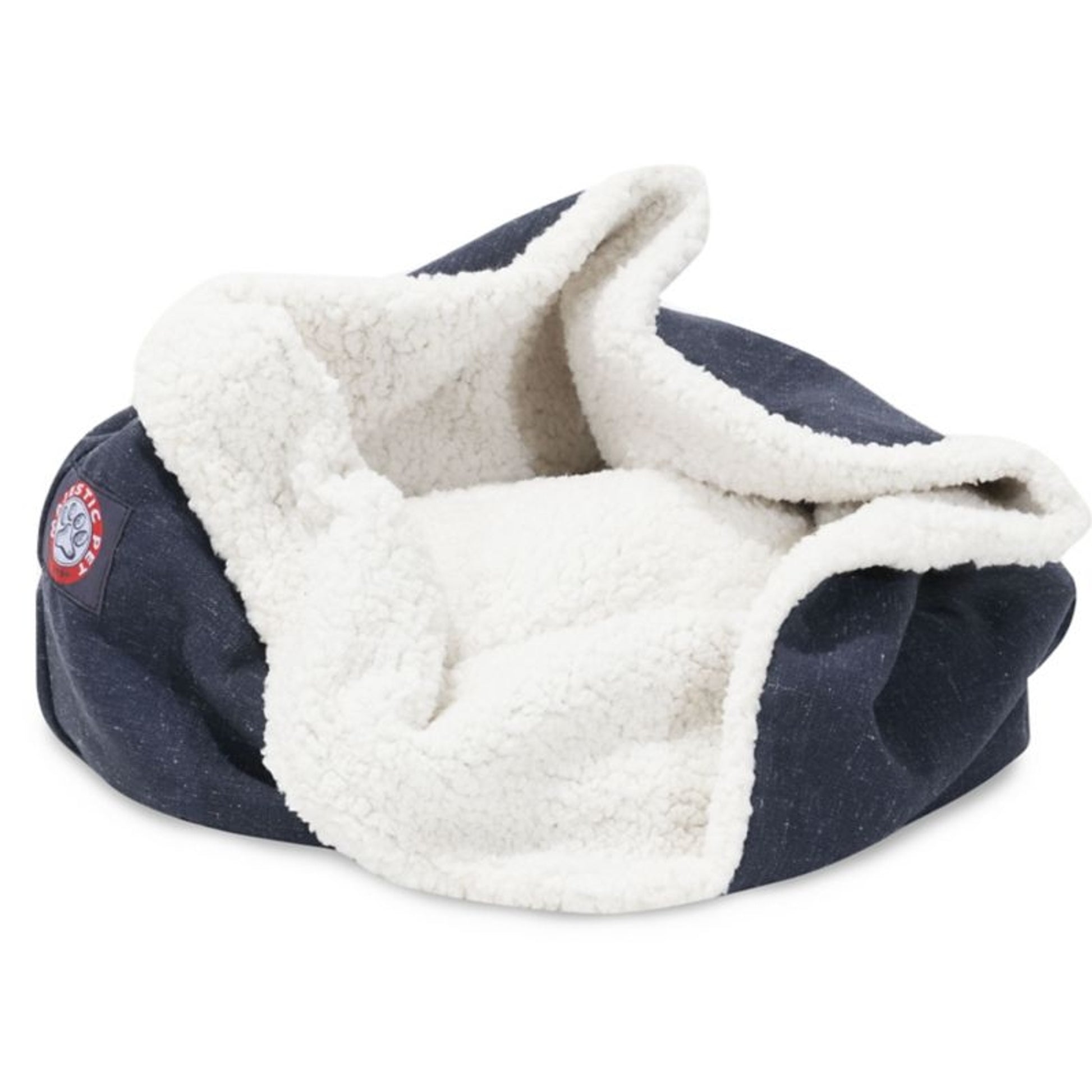 Majestic Pet 17 inch Navy Wales Burrow Pet Bed
