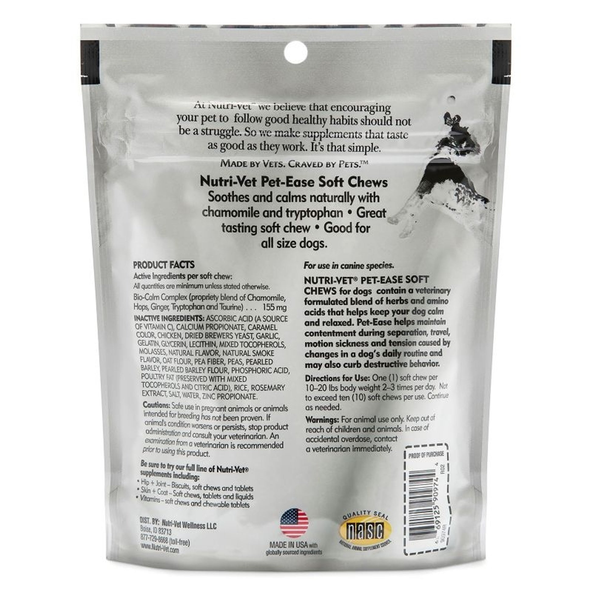 Nutri-Vet Pet-Ease Soft Chew