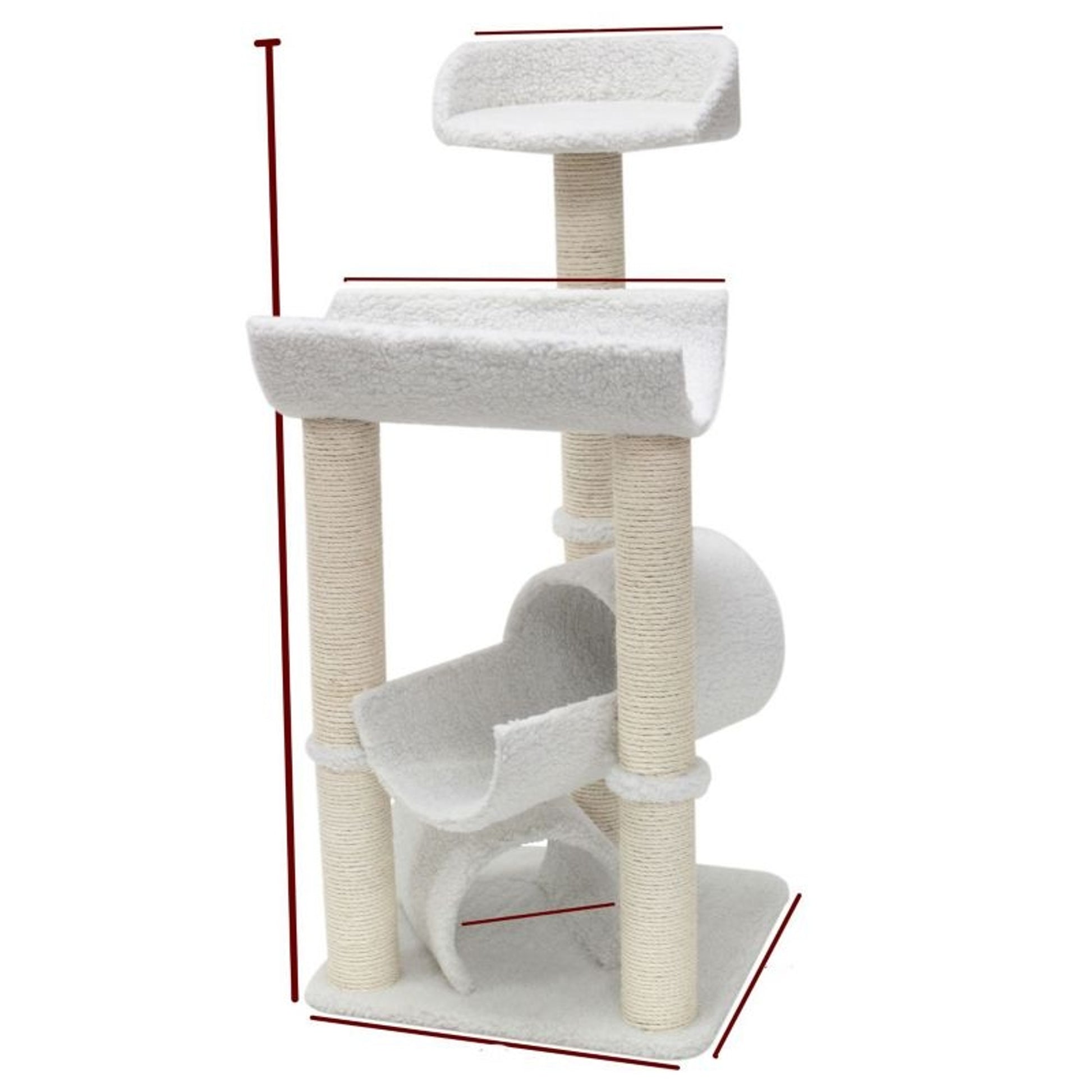 Majestic 44 Inch Bungalow Cat Furniture Tree