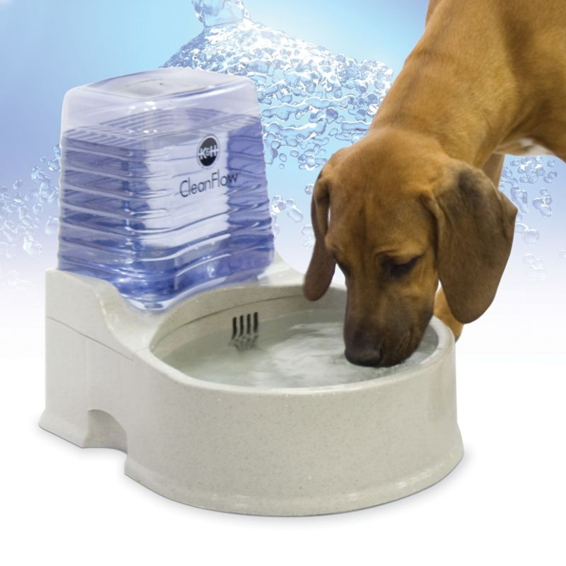 KH Mfg CleanFlow Filter Water Bowl