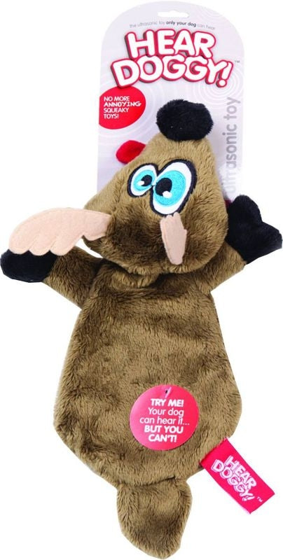 Hear Doggy Ultrasonic Flats Dog Toy