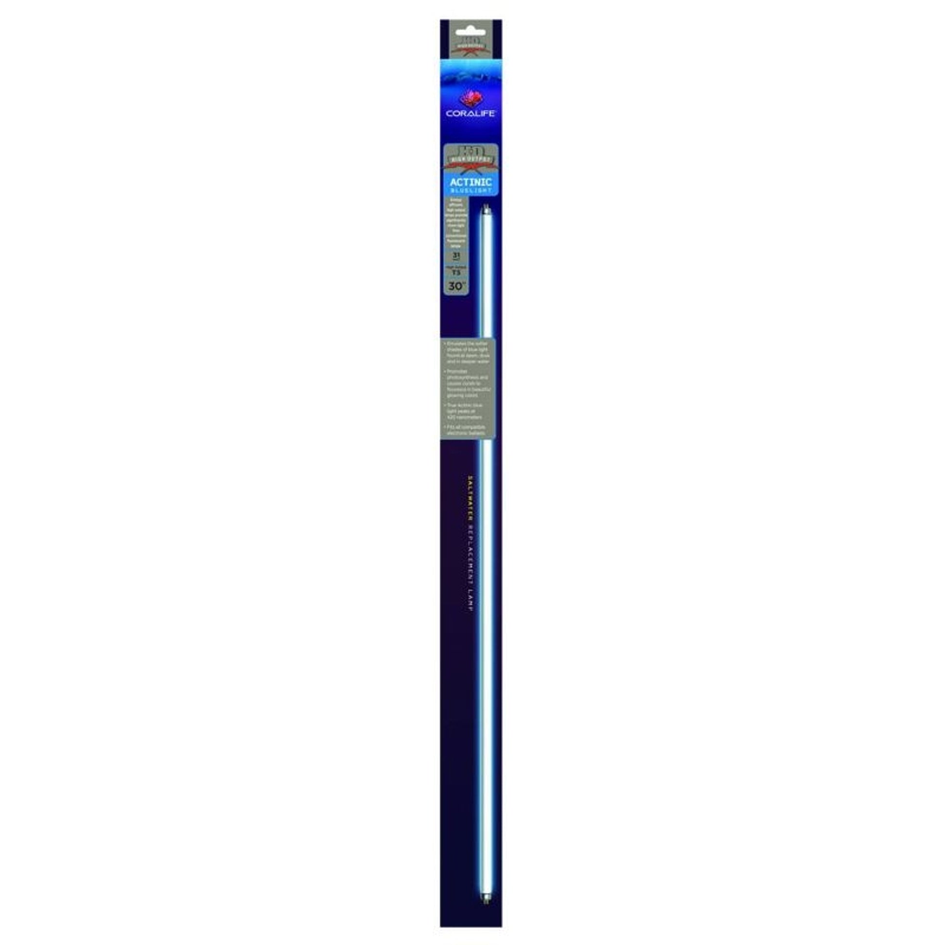 Coralife T5HO Actinic Aquarium Lamp