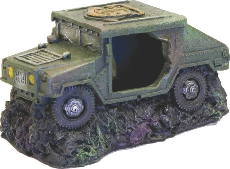 Blue Ribbon Sunken Humvee with Cave Ornament