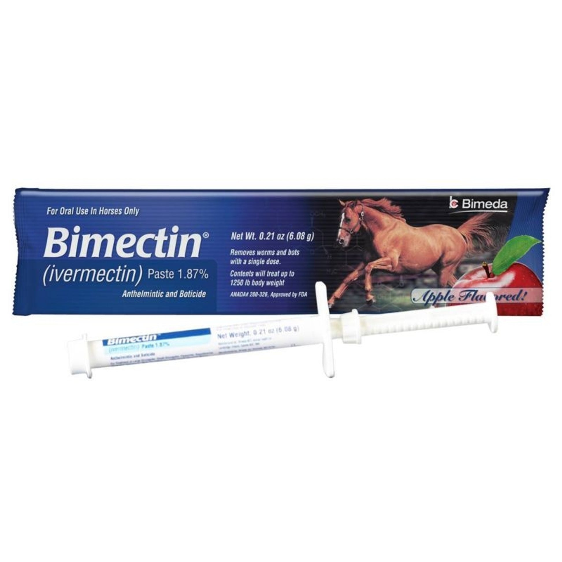 Bimectin Ivermectin Apple Flavored Wormer (1.87)
