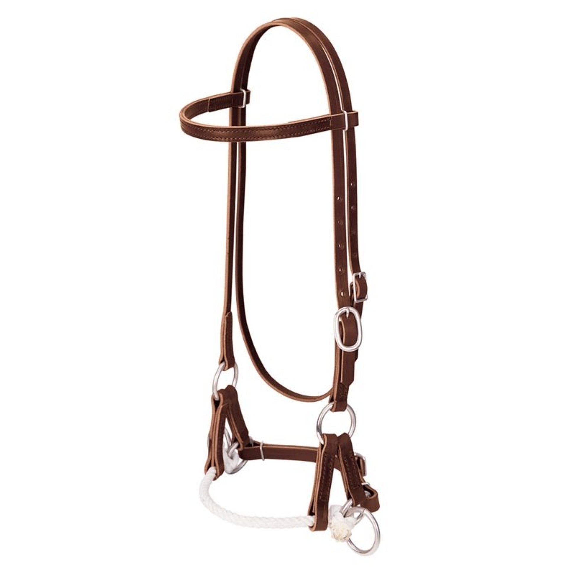 Weaver Latigo Leather Single Rope Side Pull