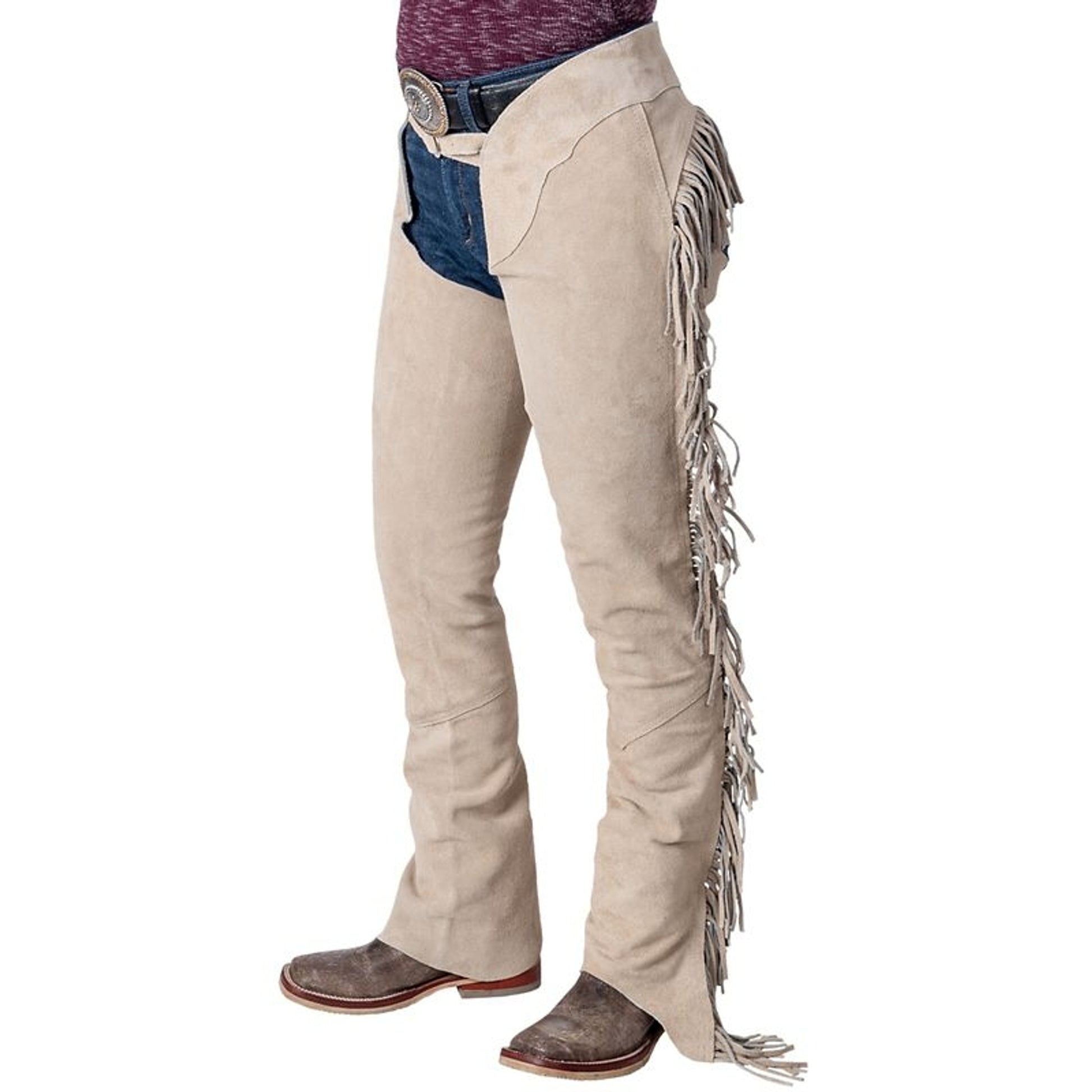 Tough1 Suede Equitation Chaps