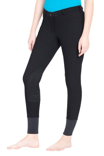 TuffRider Ladies Ribb KP Breeches 24 Gray