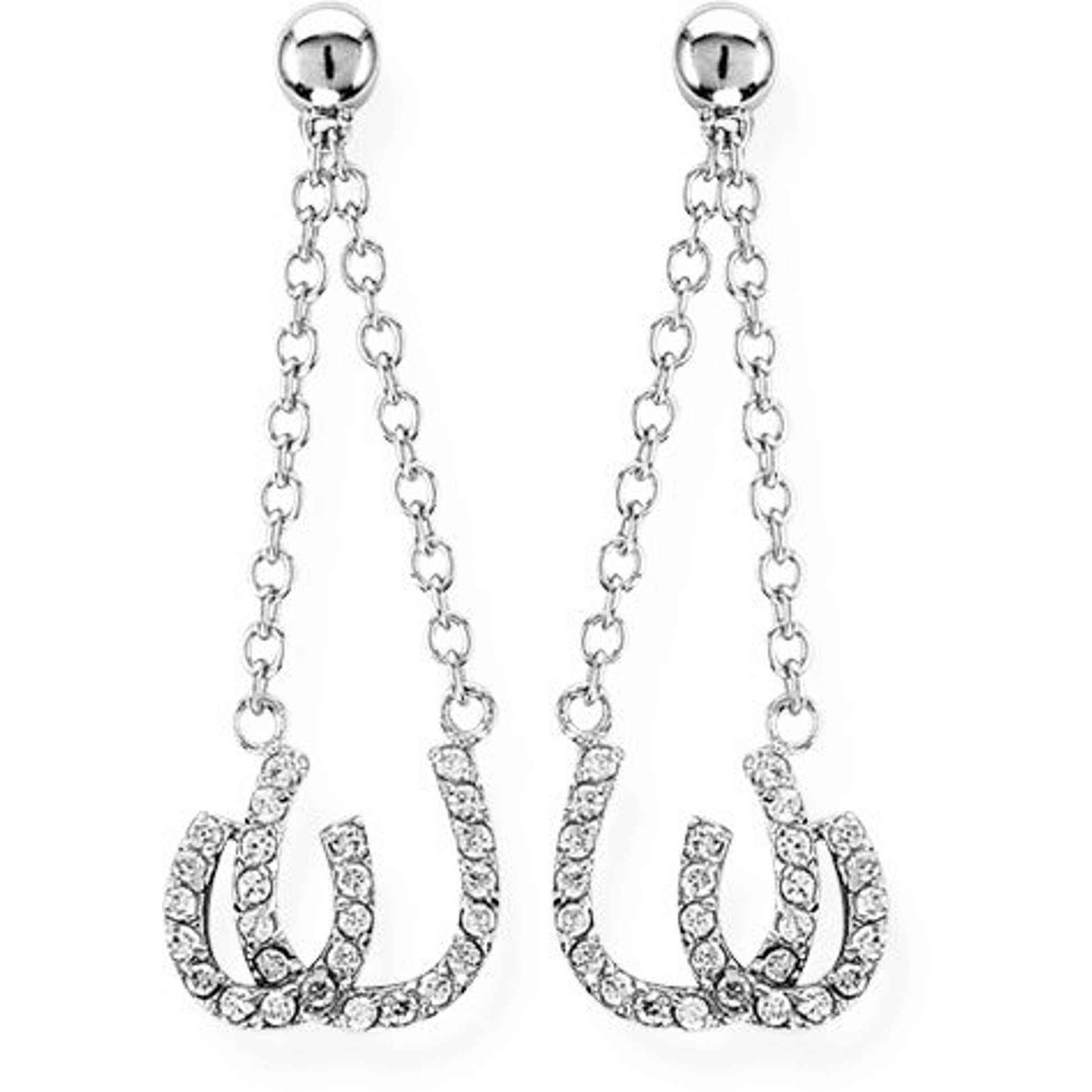 Kelly Herd Double Horseshoe Earrings