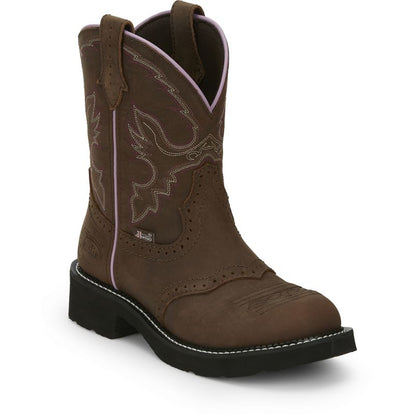 Justin Ladies Gypsy Gemma 8in Round Toe Boots