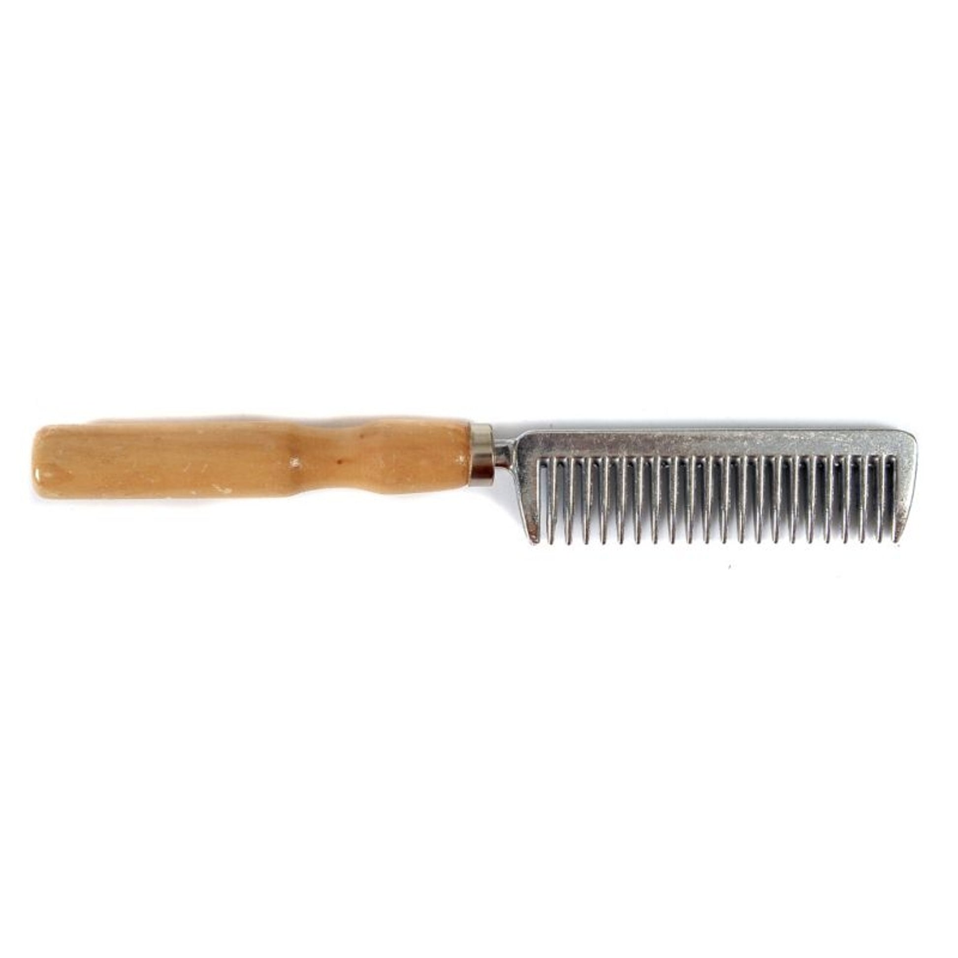 Roma Pulling Comb with Wooden Handle