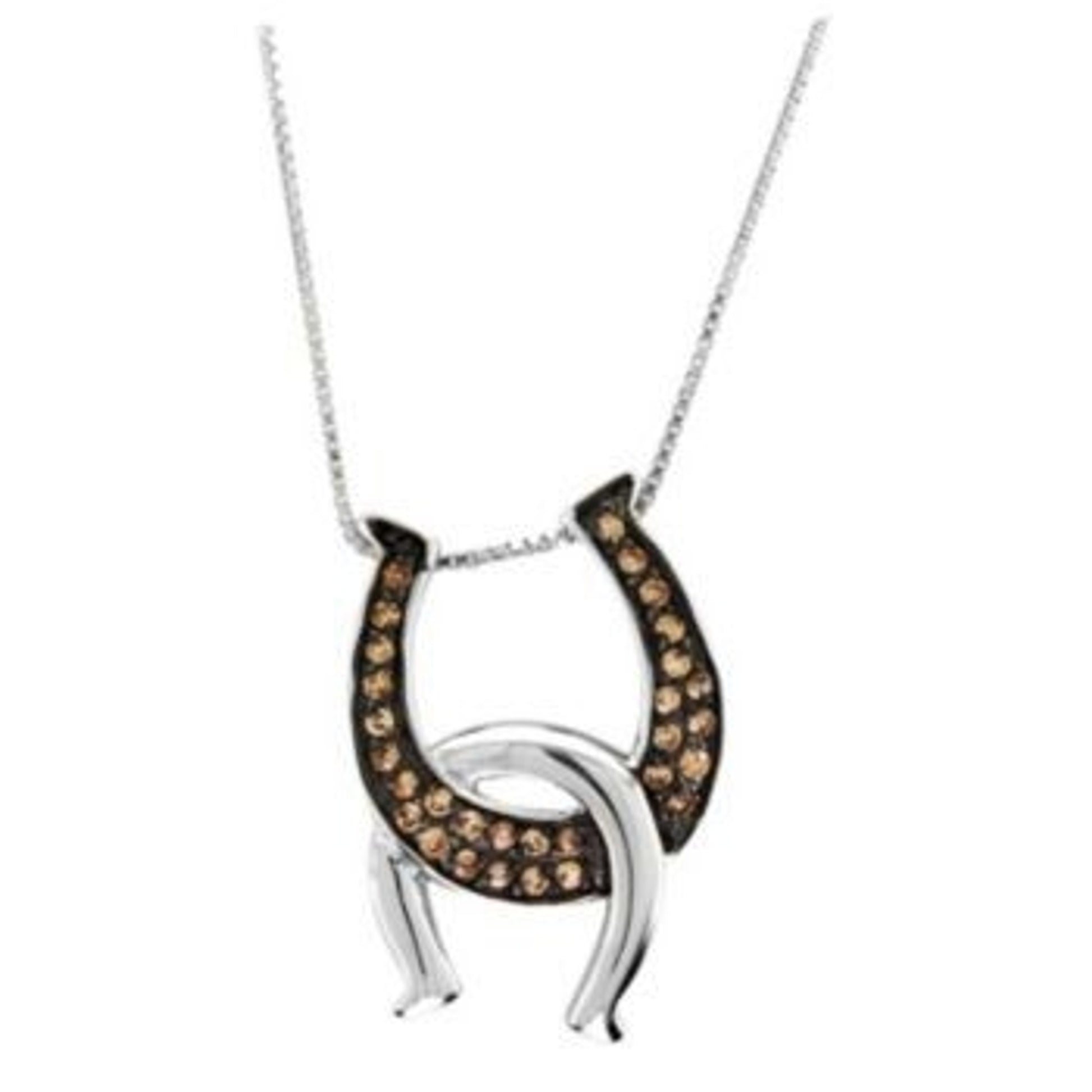 Kelly Herd Double Horseshoes Necklace