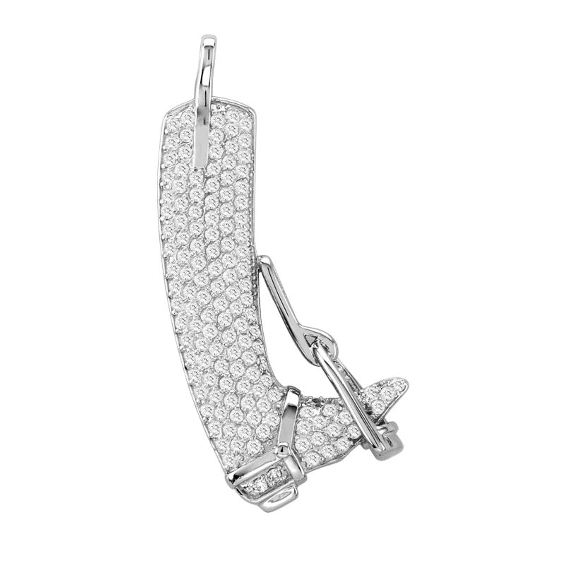 Kelly Herd Pave English Boot Pendant