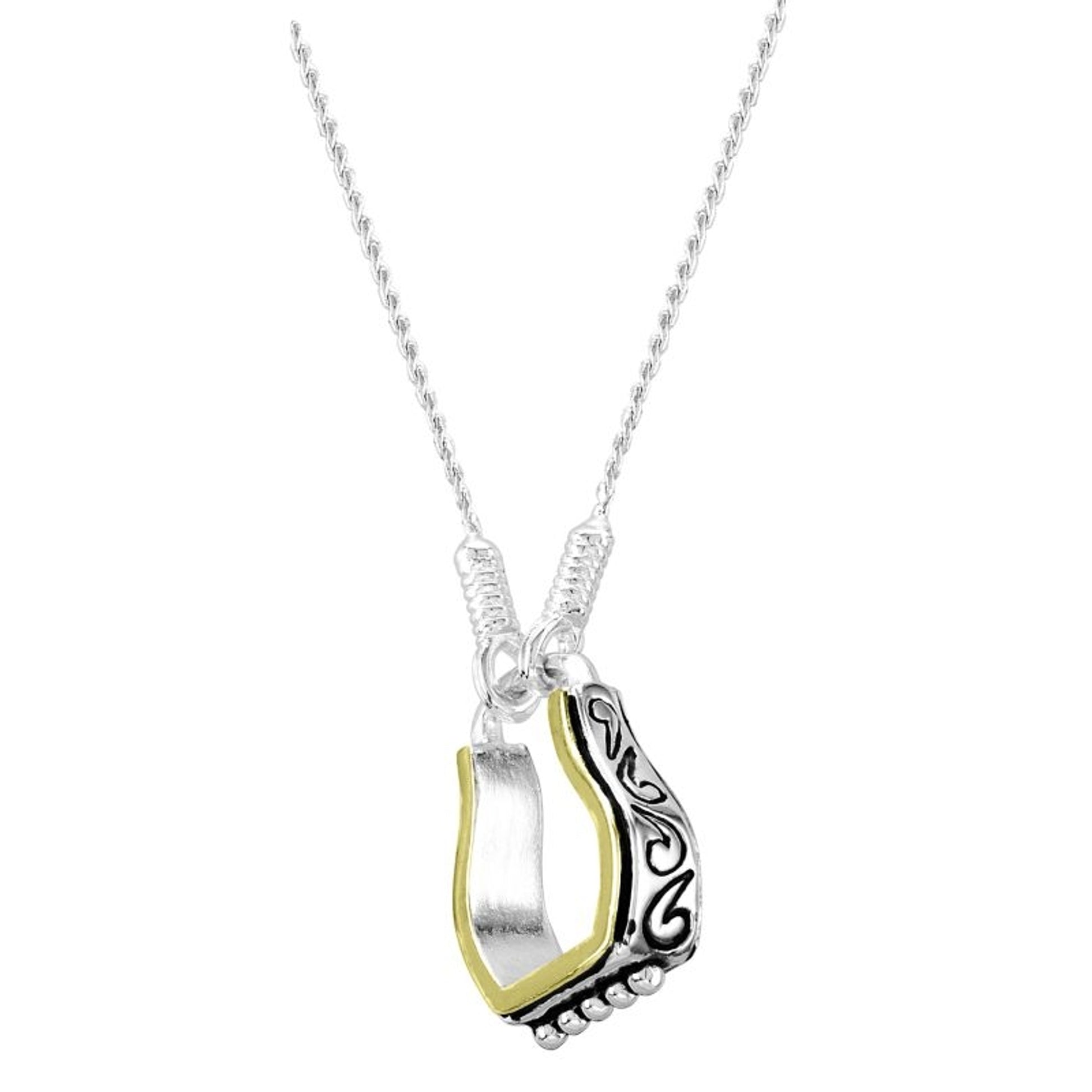 Kelly Herd Western Stirrup Necklace