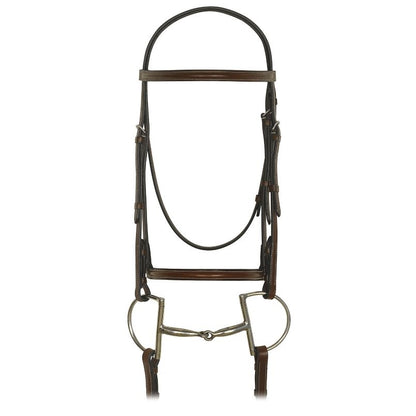 Camelot Gold Plain Raised Bridle
