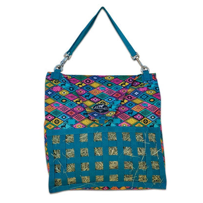 Pro Cho Slow Feeder Hay Bag Multi/Navy