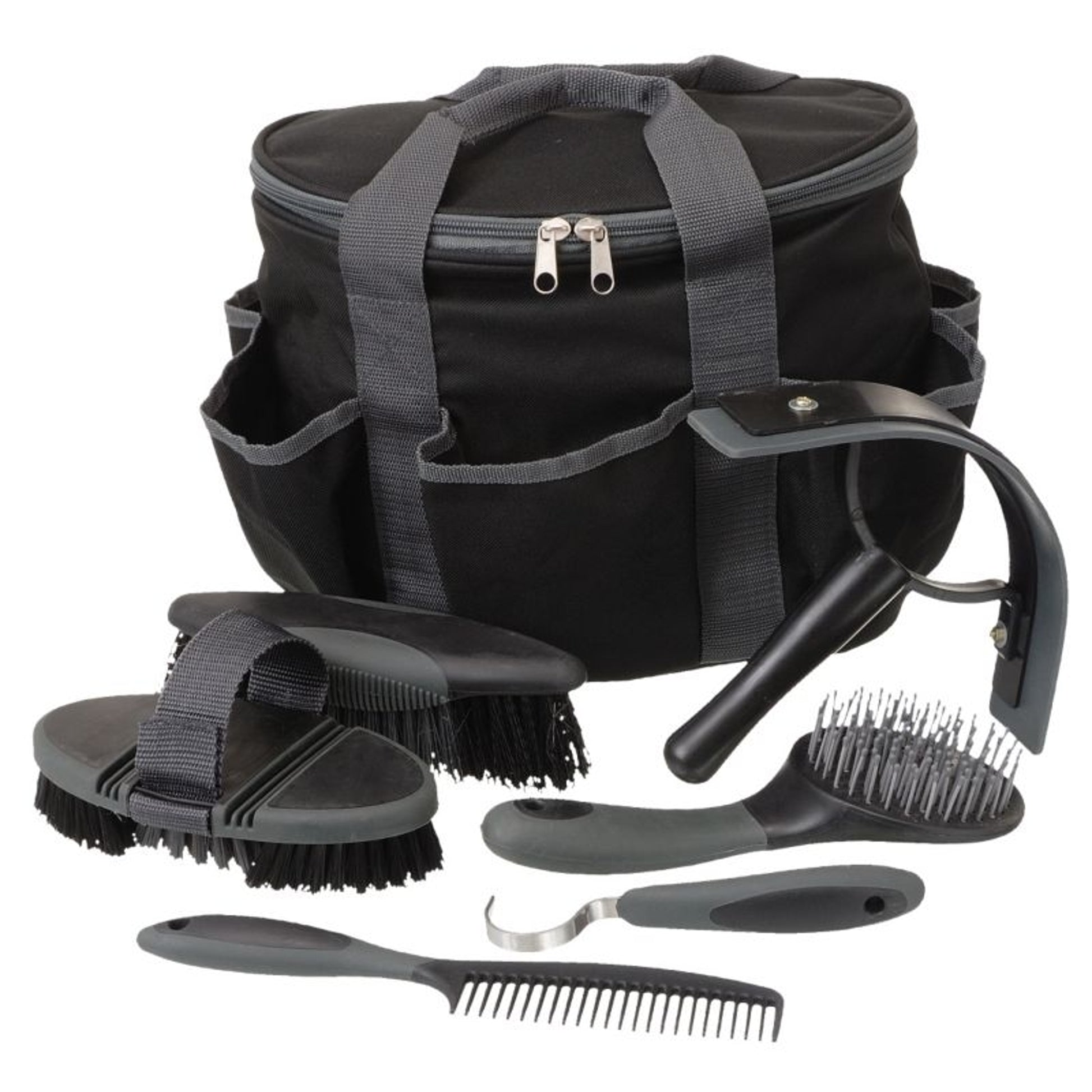 Tough1 Great Grip 6PC Brush Set With Bag