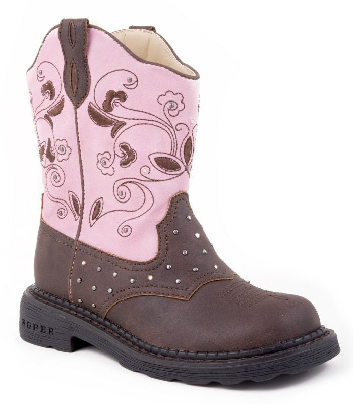 Roper Kids Dazzle Lights Western Boot