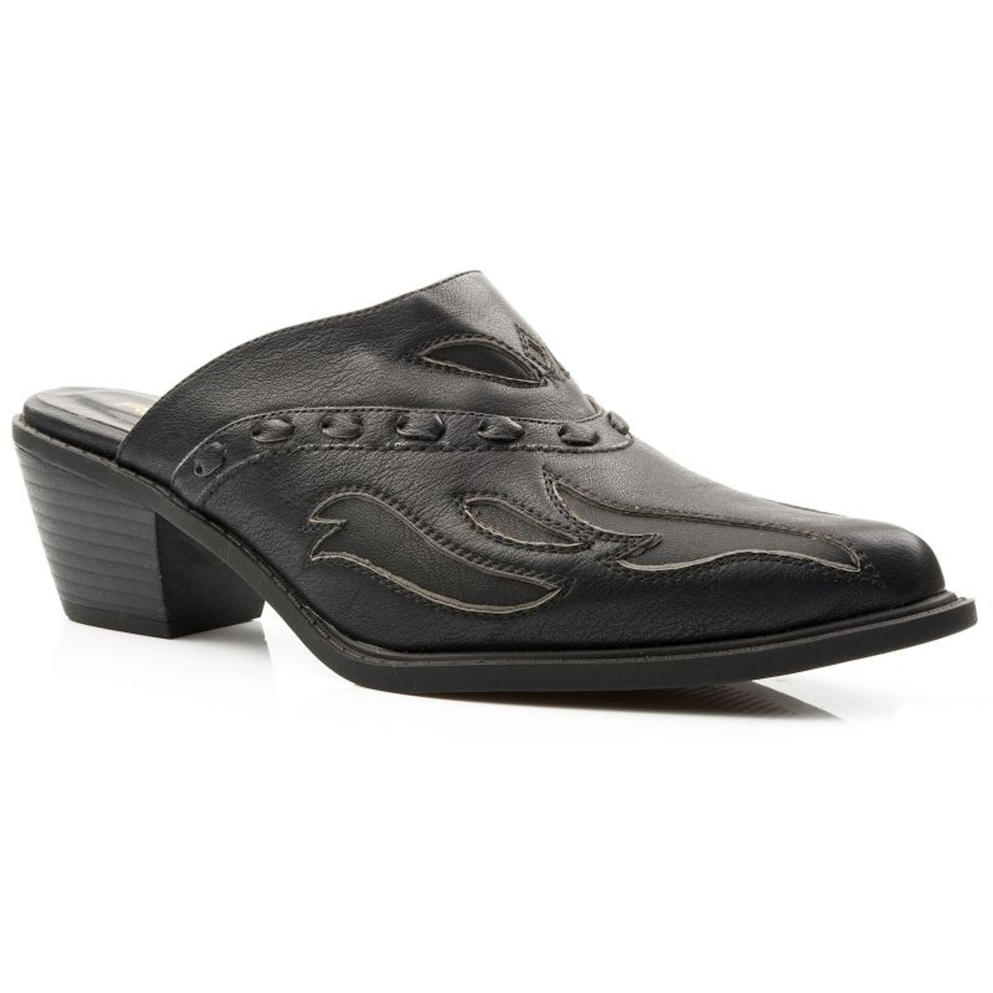 Roper Ladies Faux Leather Mule