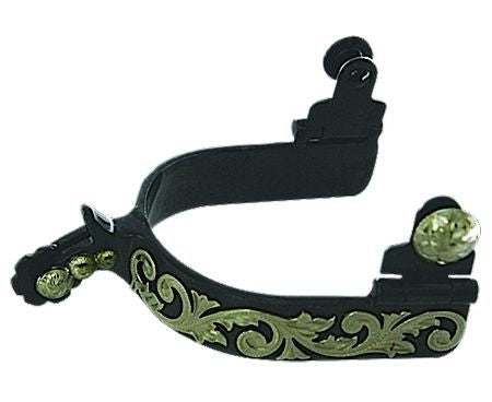 Western BS Floral Rosebud Ladies Spurs
