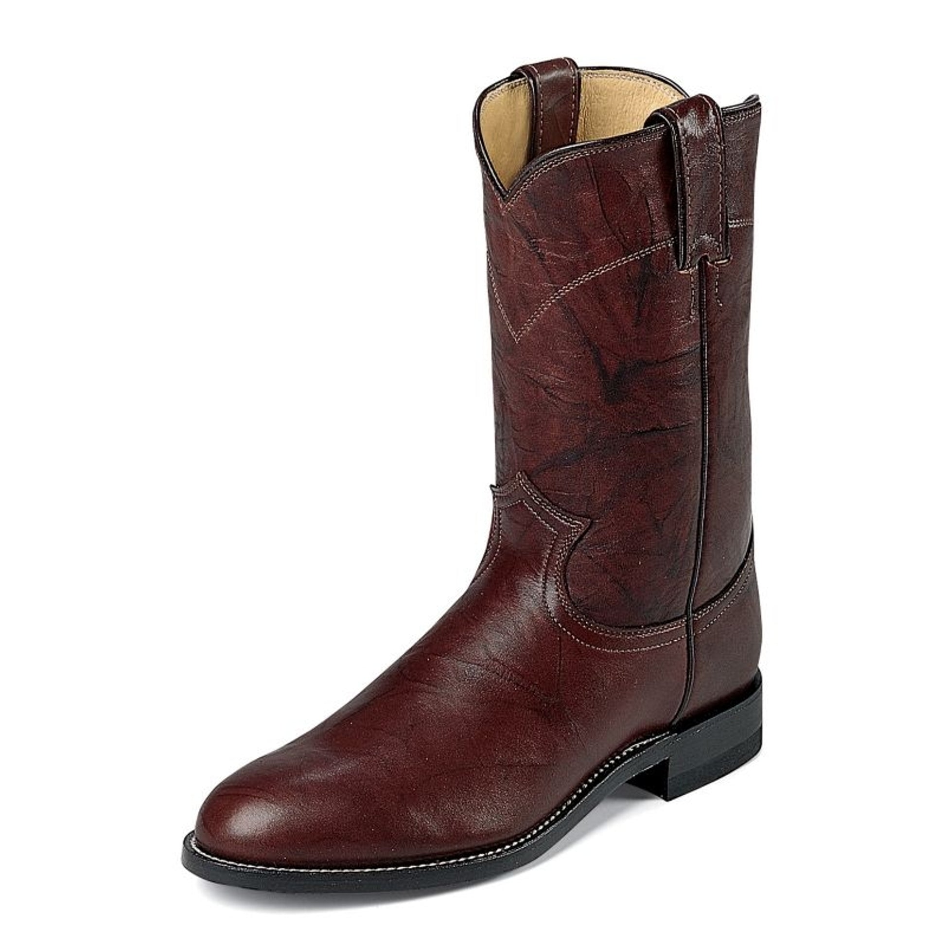 Justin Mens Roper Deerlite Dark Brown Boots