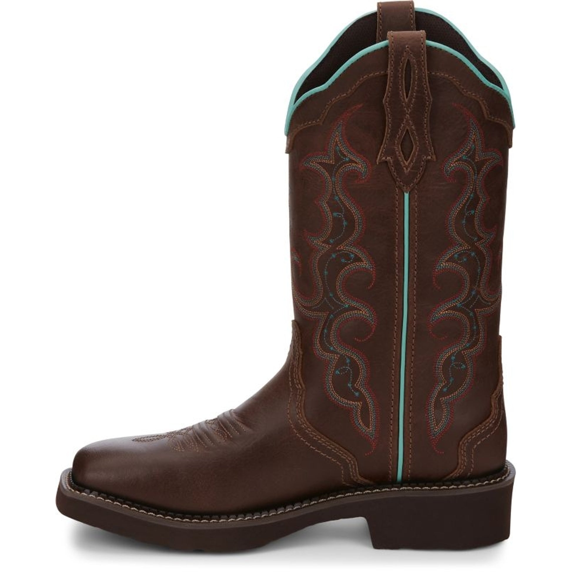 Justin Ladies Gypsy Raya Tan Square Toe Boots