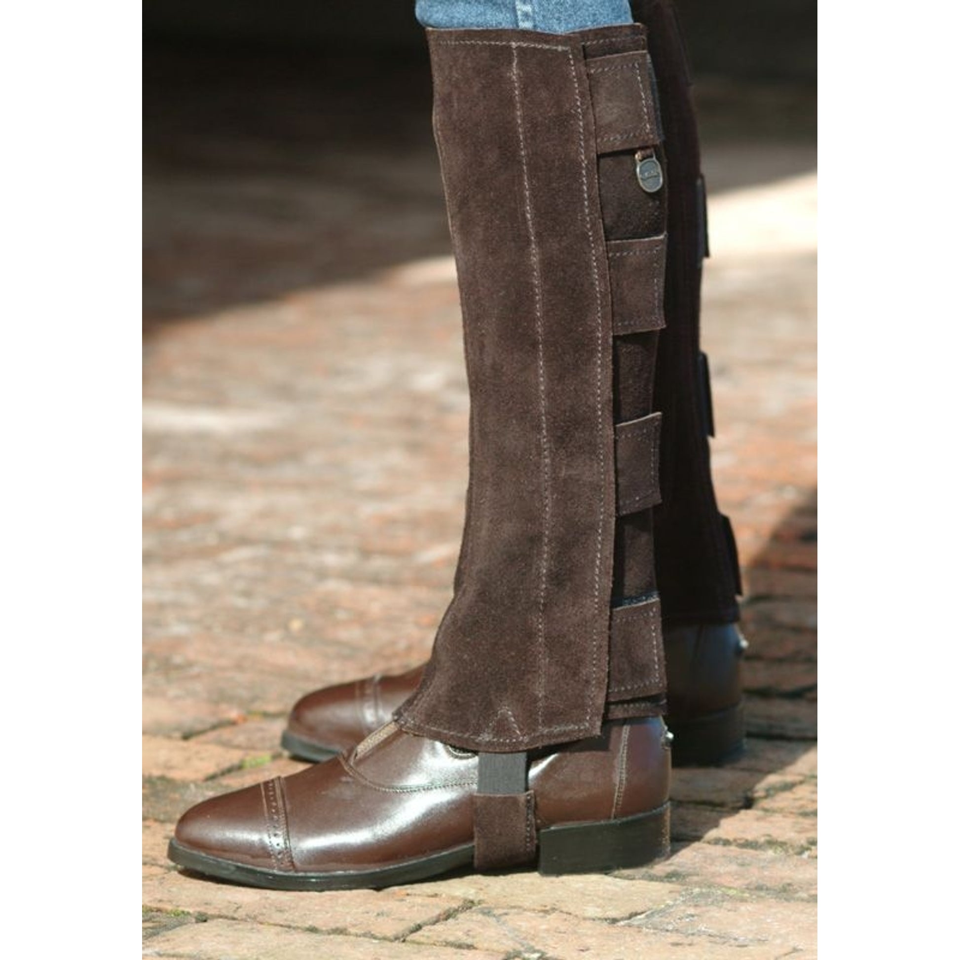 Ovation Ladies Suede 1/2 Chap with Velcro