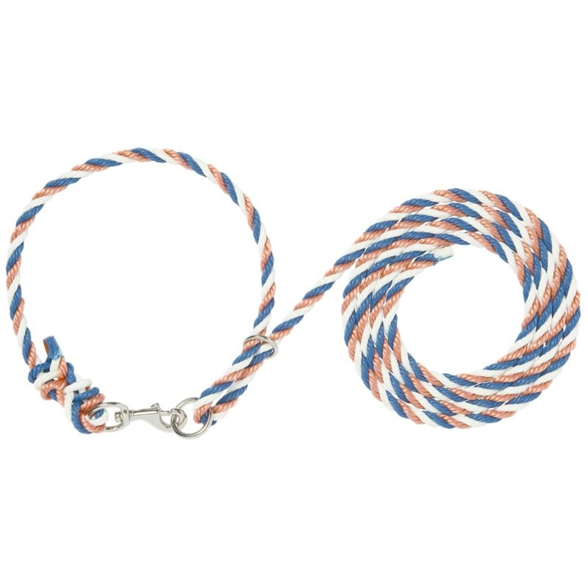 Livestock Adjustable Poly Neck Rope 1/2 x 10ft Brn