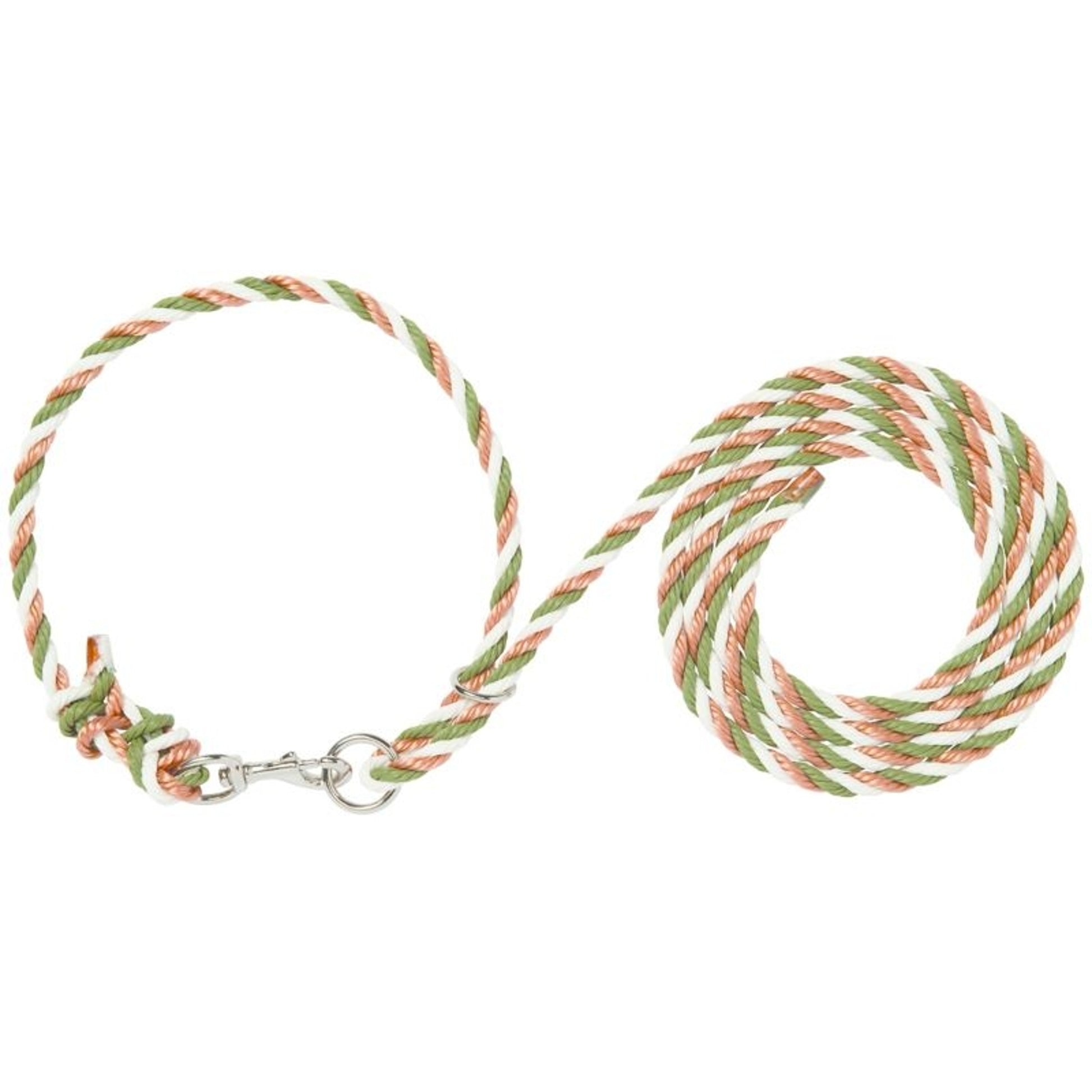 Livestock Adjustable Poly Neck Rope 1/2 x 10ft Brn