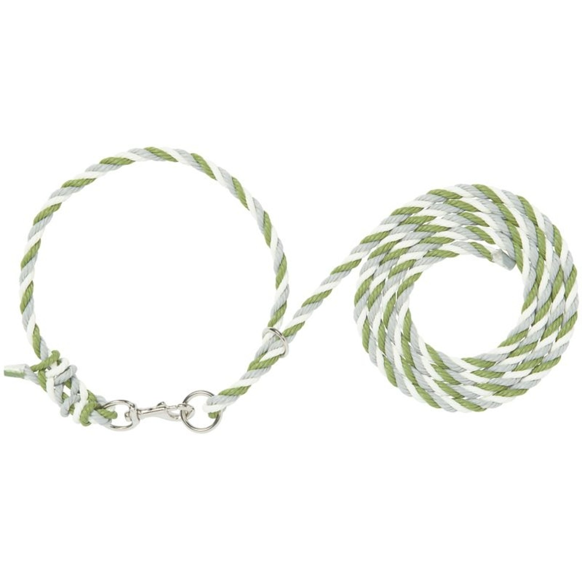 Livestock Adjustable Poly Neck Rope 1/2 x 10ft Brn