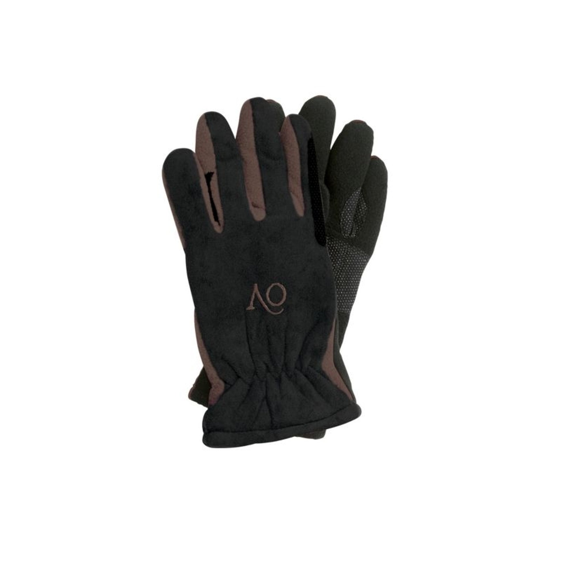Ovation Ladies Polar Suede Fleece Gloves L Nvy/Blk