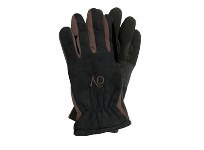 Ovation Ladies Polar Suede Fleece Gloves L Nvy/Blk