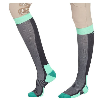 TuffRider Ventilated Neon Socks