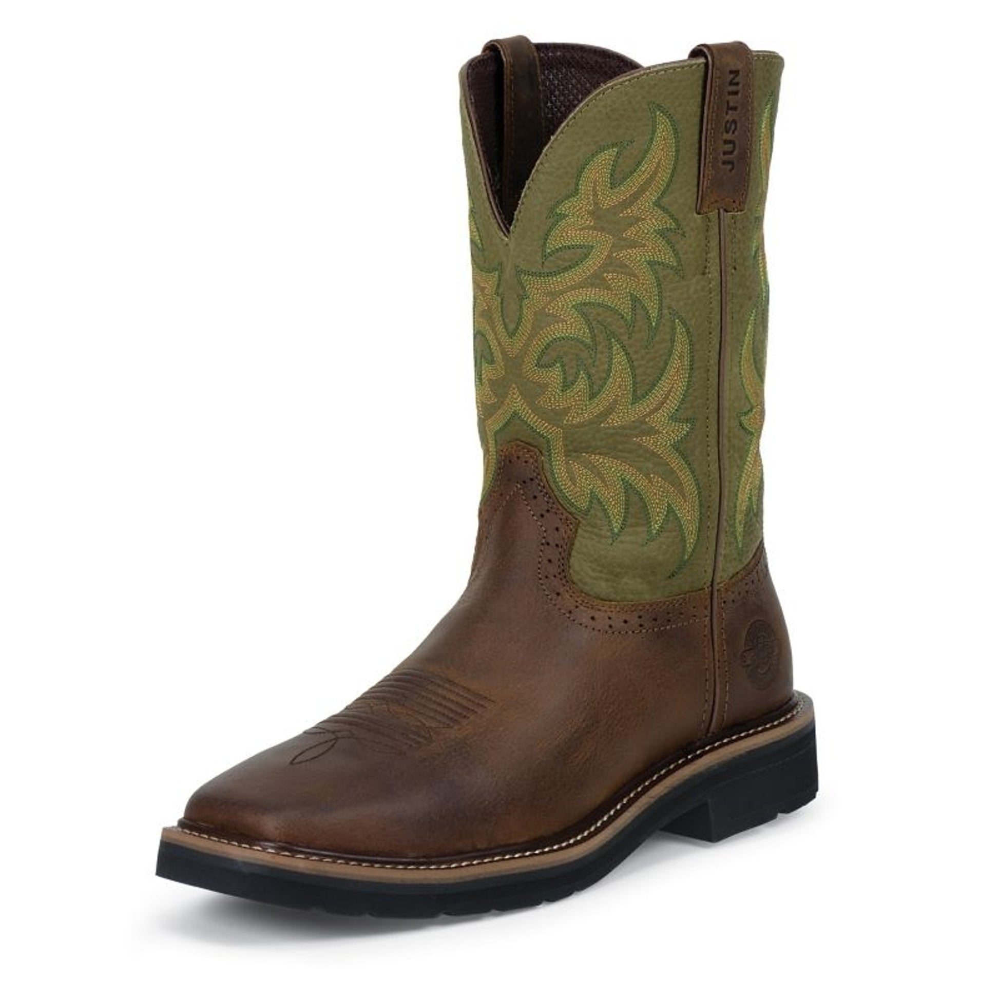 Justin Men Stampede Rnd Toe Boots