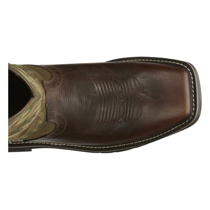 Justin Mens Stampede Driller Steel Toe Boots