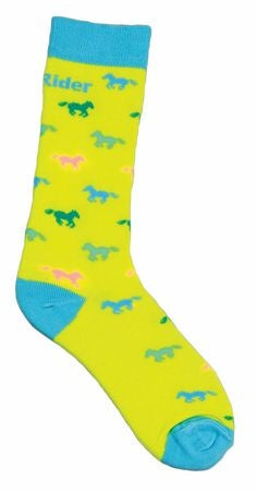 TuffRider Childs Neon Pony Socks