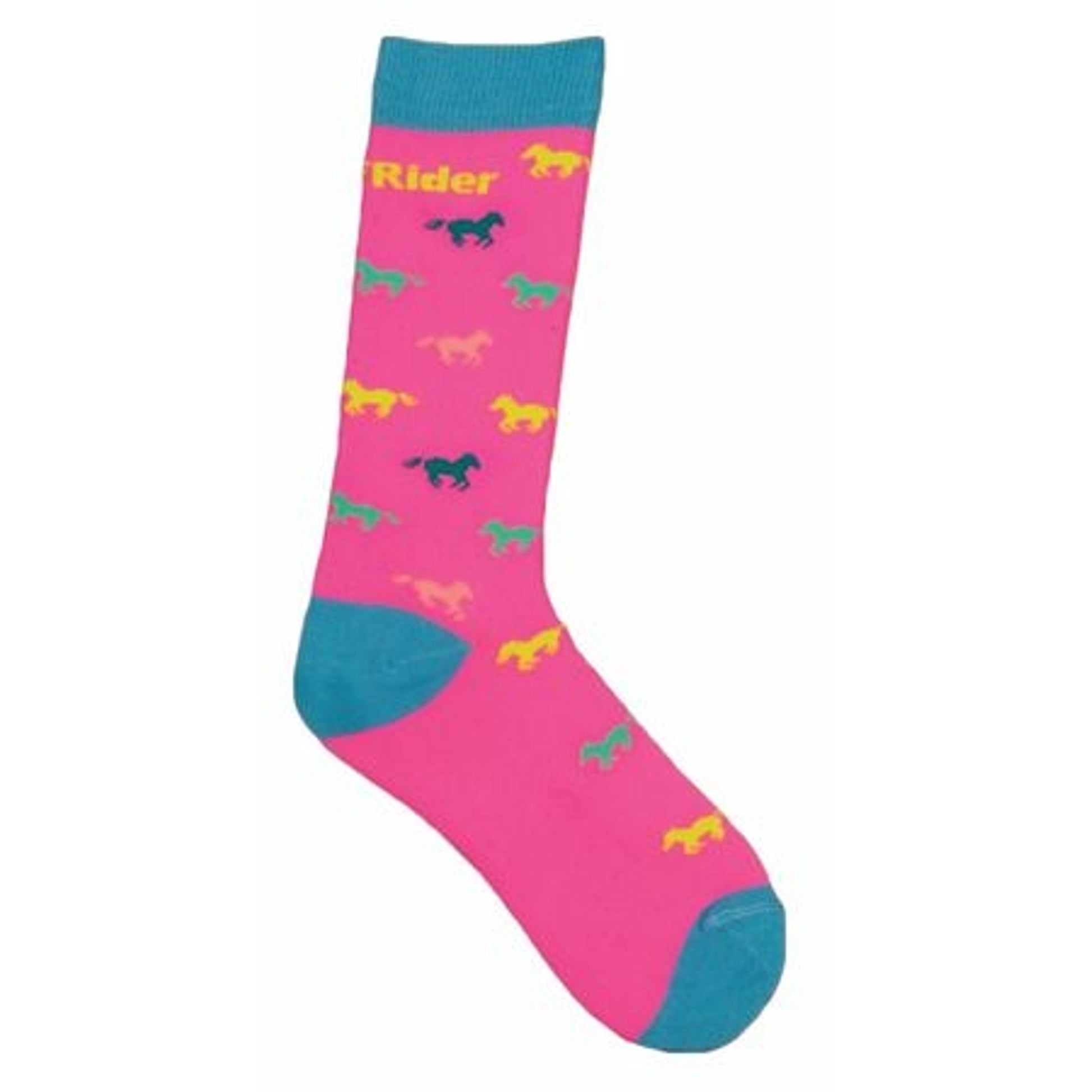 TuffRider Childs Neon Pony Socks
