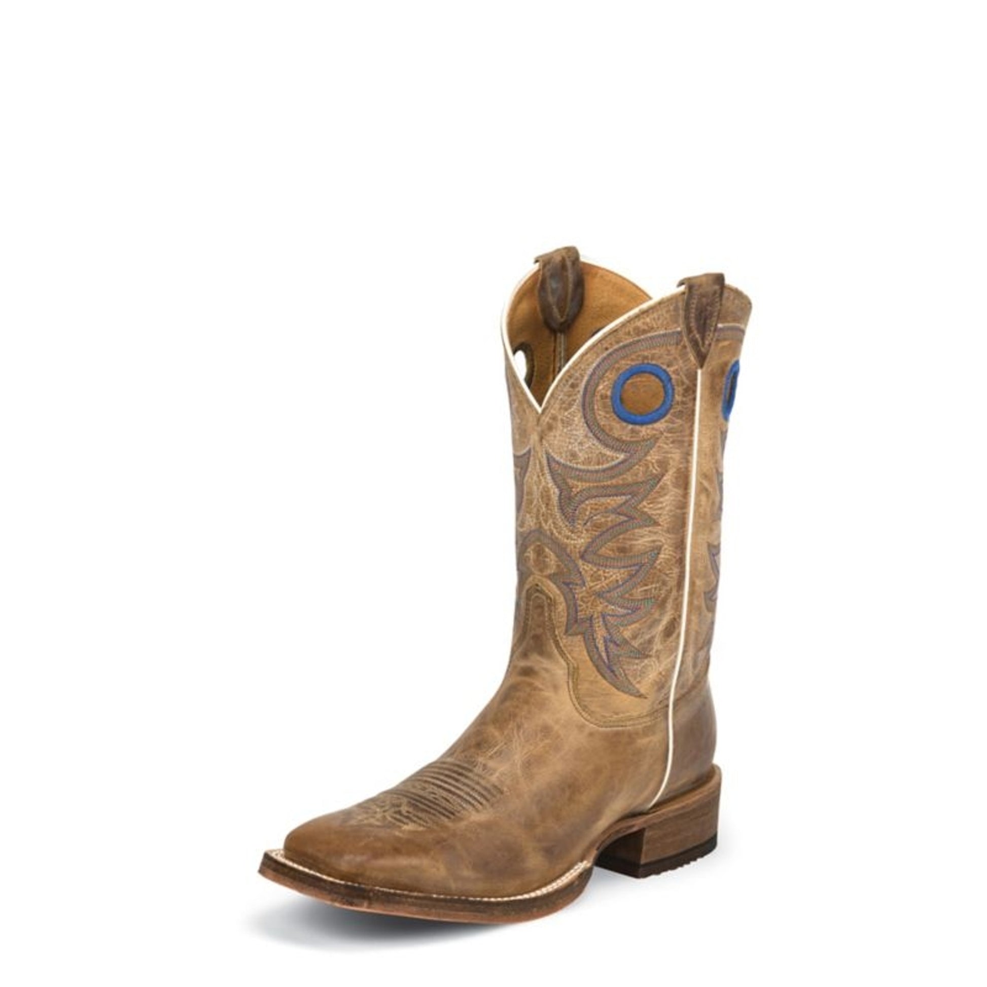 Justin Mens Bent Rail Sq Beige Chievo Boots