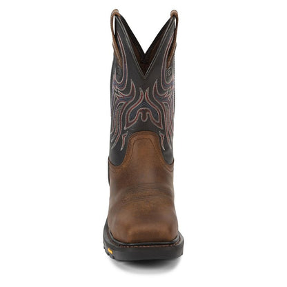 Justin Mens Commander X5 Steel Black Boots