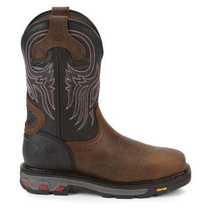 Justin Mens Commander X5 Steel Black Boots