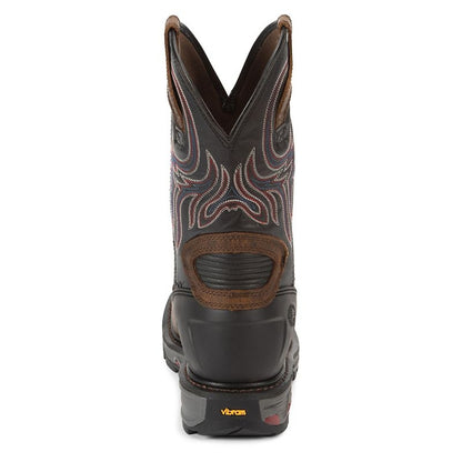 Justin Mens Commander X5 Steel Black Boots