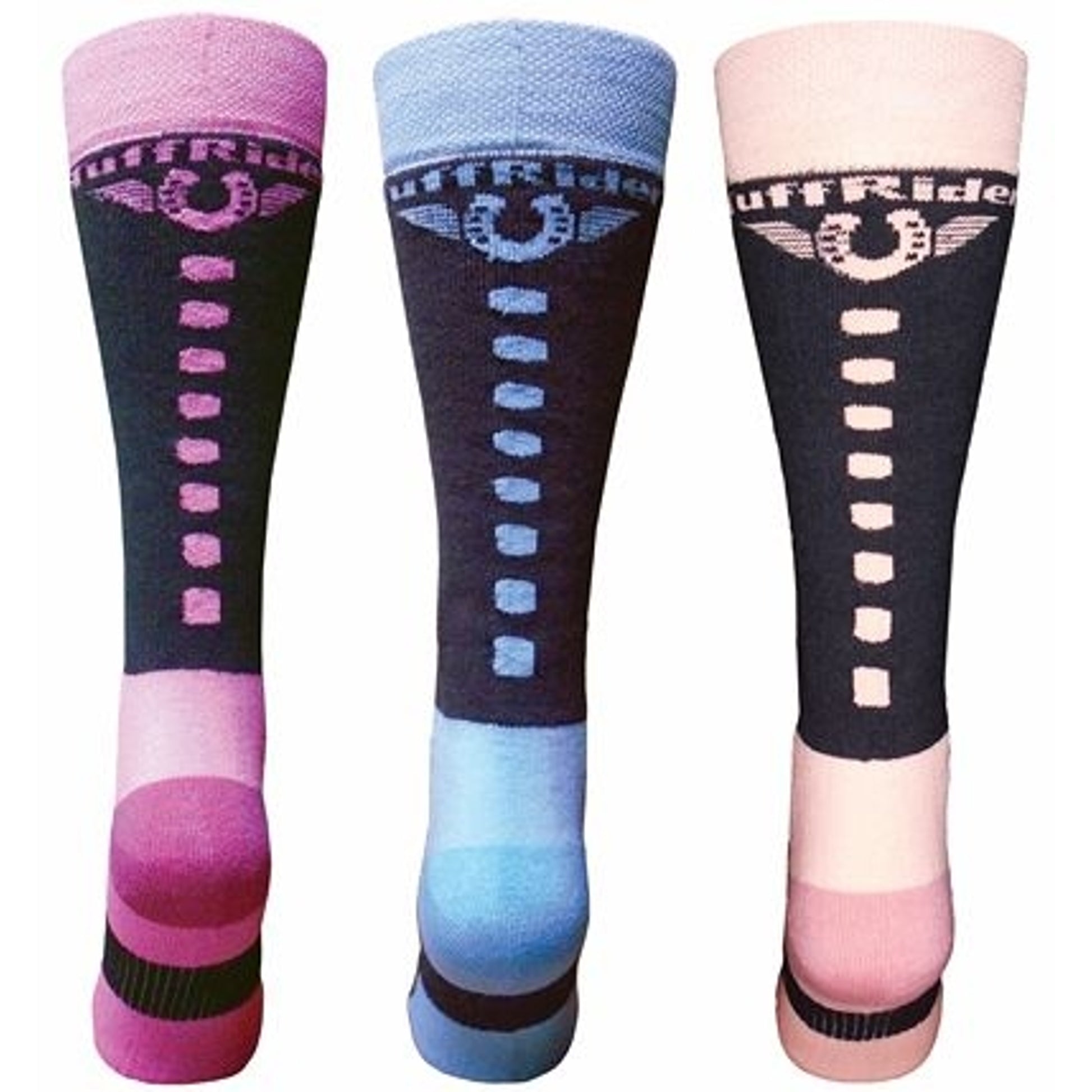 TuffRider Winter Neon Socks 3 Pack