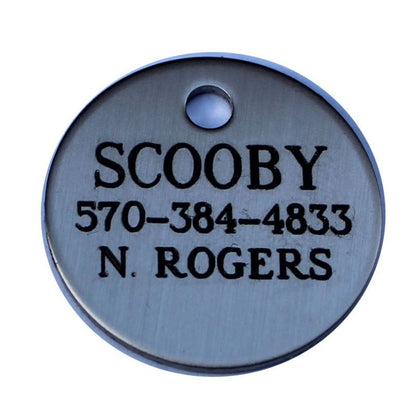 Personalized Round Halter/Bridle/Pet Tag