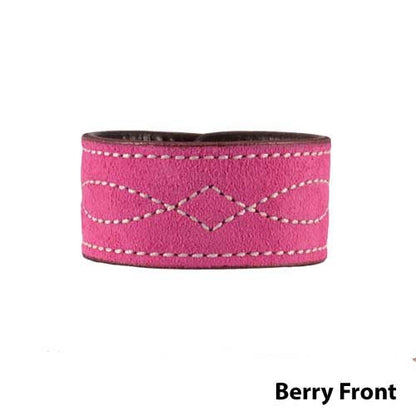 Rebecca Ray Designs Bridle Stitch Suede Cuff
