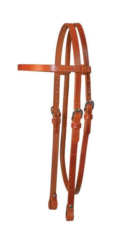 Circle Y Single Ply 5/8in Browband Headstall