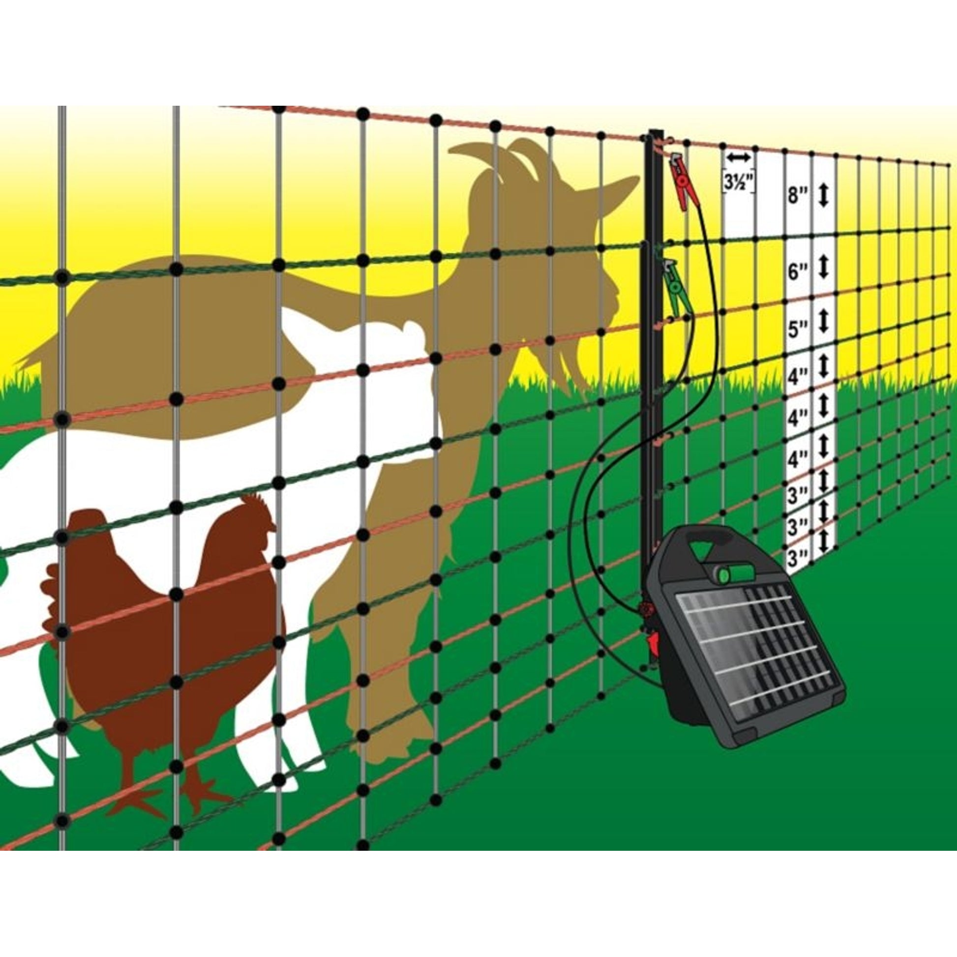 Powerfields Posi/Negi Commercial Poultry Pen