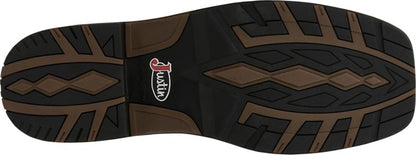 Justin Mens George Strait Fireman Sq Boots