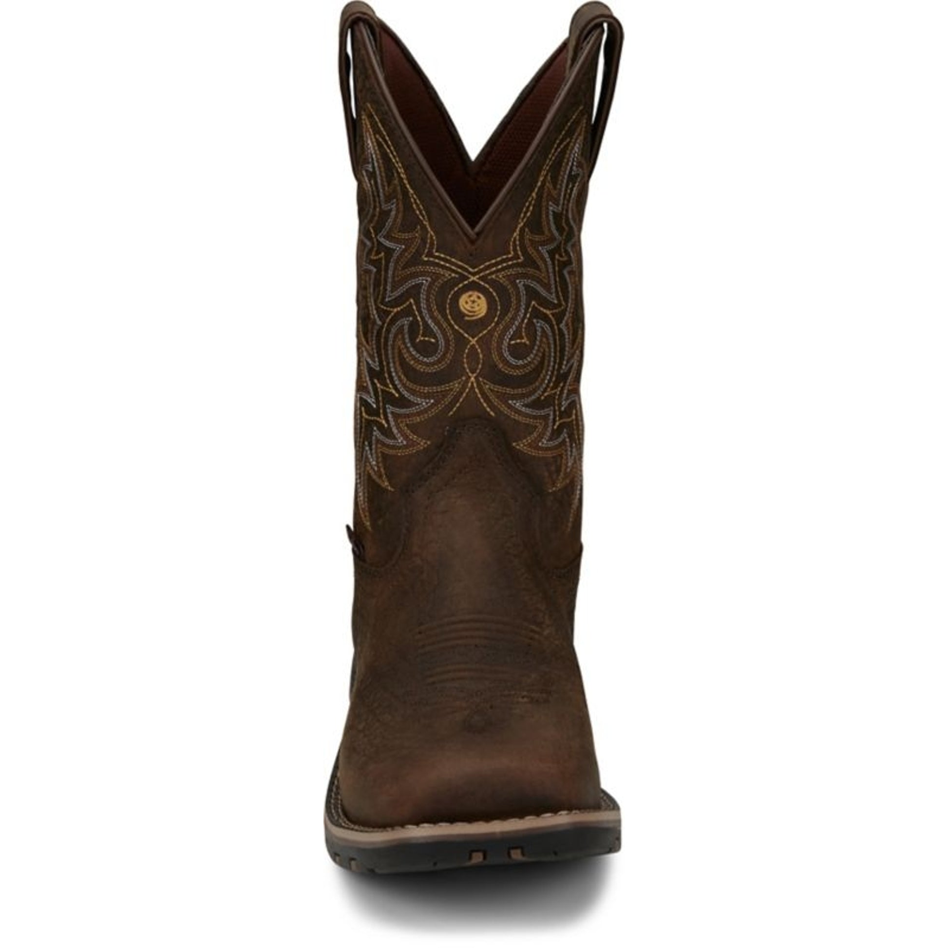 Justin Mens George Strait Fireman Sq Boots